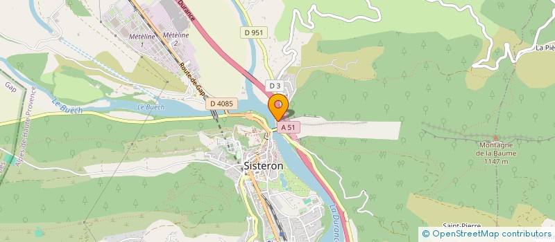 localisation de l'entreprise LG IMMOBILIER  SISTERON