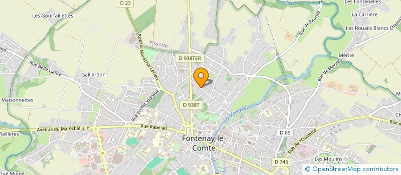 localisation de l'entreprise LG IMMOBILIER  FONTENAY-LE-COMTE