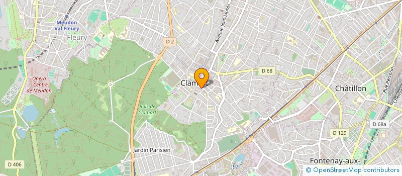 localisation de l'entreprise LG IMPACT à CLAMART