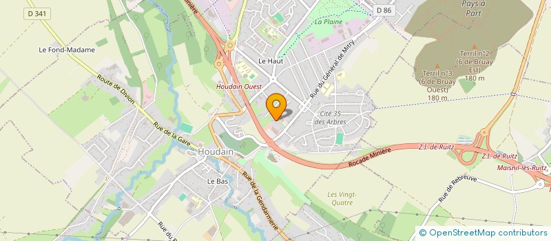 localisation de l'entreprise LG INJECTION MOLDS à ALLOUAGNE