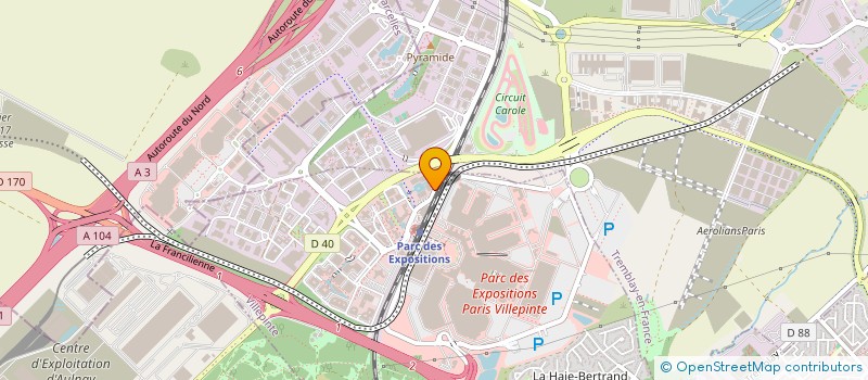 localisation de l'entreprise LG INNOTEK  VILLEPINTE
