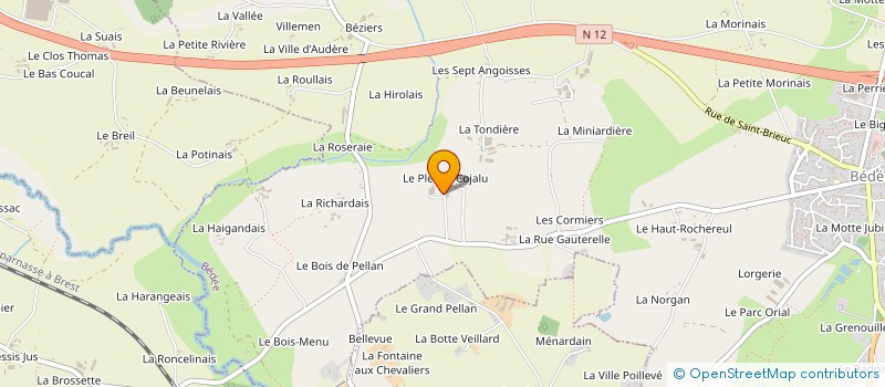 localisation de l'entreprise LG INNOV à BEDEE