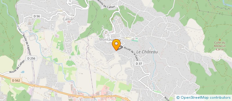 localisation de l'entreprise LG INVEST 1  MONTAUROUX