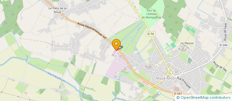 localisation de l'entreprise LG INVEST 49  MAZE-MILON