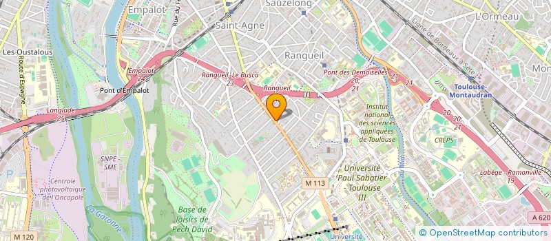 localisation de l'entreprise LG INVEST à TOULOUSE