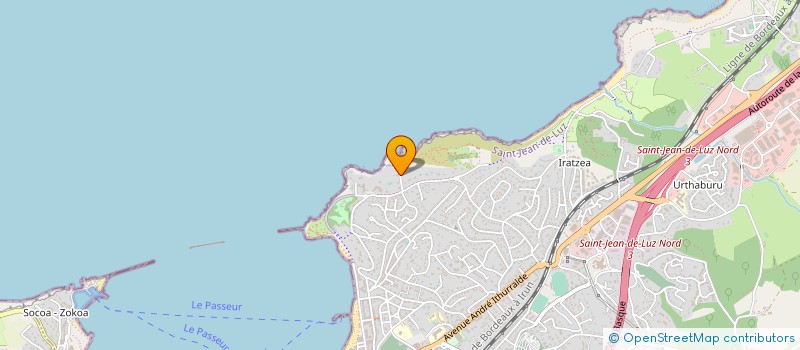 localisation de l'entreprise LG INVEST  SAINT-JEAN-DE-LUZ