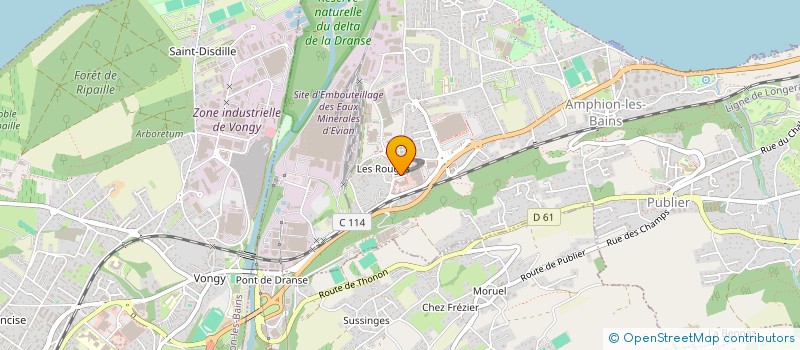 localisation de l'entreprise LG INVEST  PUBLIER