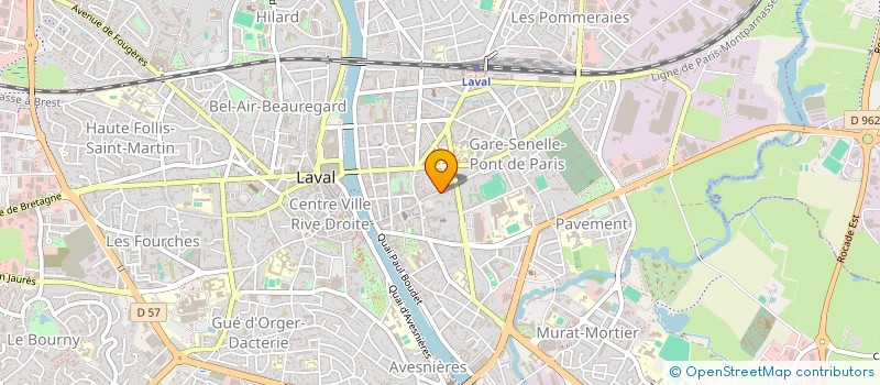 localisation de l'entreprise LG INVEST à LAVAL