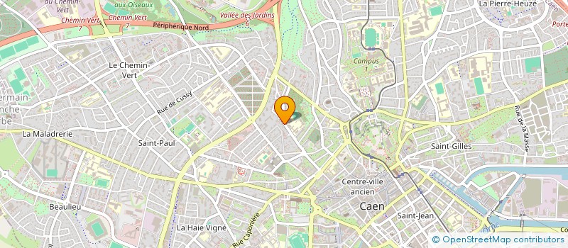 localisation de l'entreprise LG INVEST à CAEN