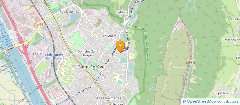 localisation de l'entreprise LG INVEST à SAINT-EGREVE