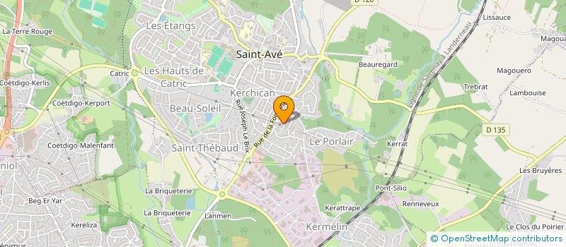 localisation de l'entreprise LG INVEST  SAINT-AVE