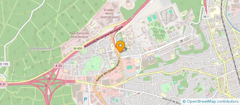 localisation de l'entreprise LG INVEST  NANCY