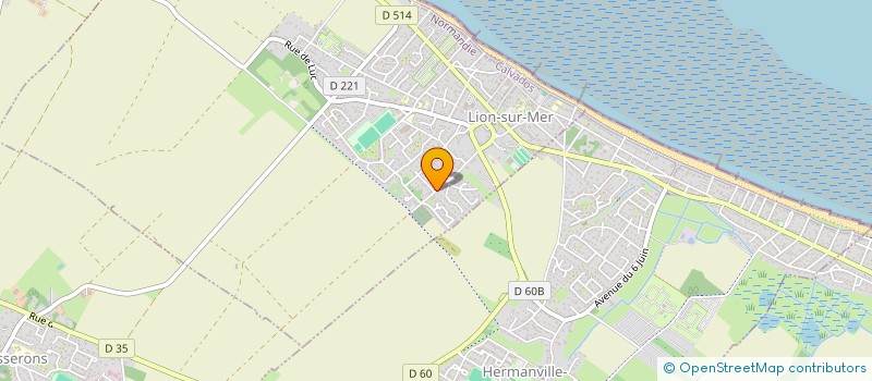 localisation de l'entreprise LG LA MER  LION-SUR-MER