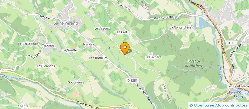 localisation de l'entreprise LG LE RENOUVEAU  SAINT-VERAND