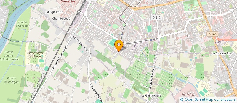 localisation de l'entreprise LG LEGACY à ANGERS