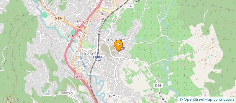localisation de l'entreprise LG LOC  SOLLIES-PONT