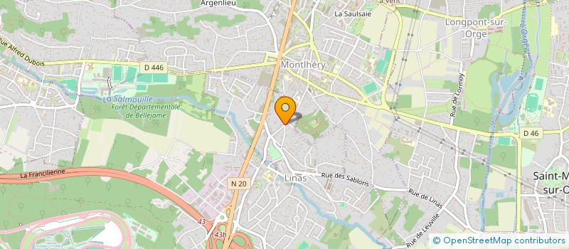 localisation de l'entreprise LG MAJIC  LINAS