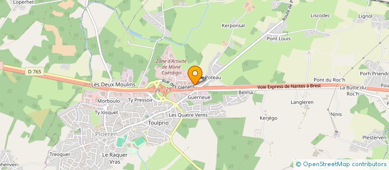 localisation de l'entreprise LG MARINE INVESTISSEMENT  PLOEREN