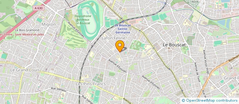 localisation de l'entreprise LG MENUISERIE  LE BOUSCAT