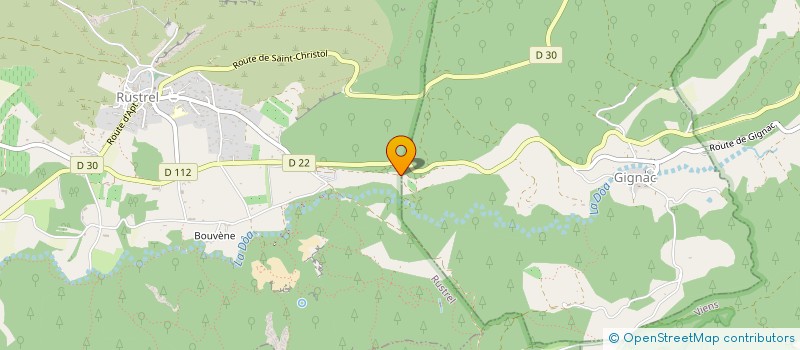 localisation de l'entreprise LG MILLE COULEURS  RUSTREL