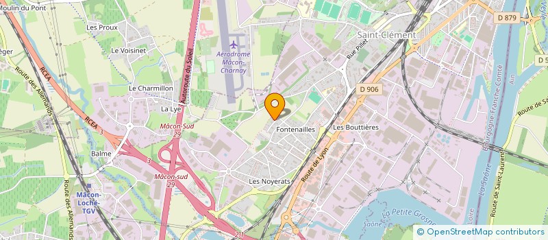 localisation de l'entreprise LG NETTOYAGE à MACON