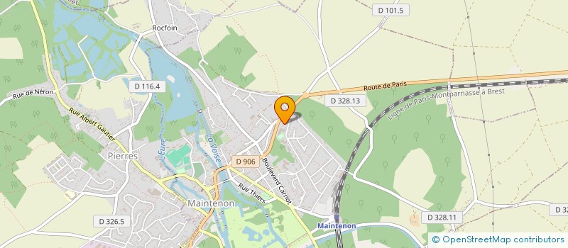 localisation de l'entreprise LG NETWORK à MAINTENON