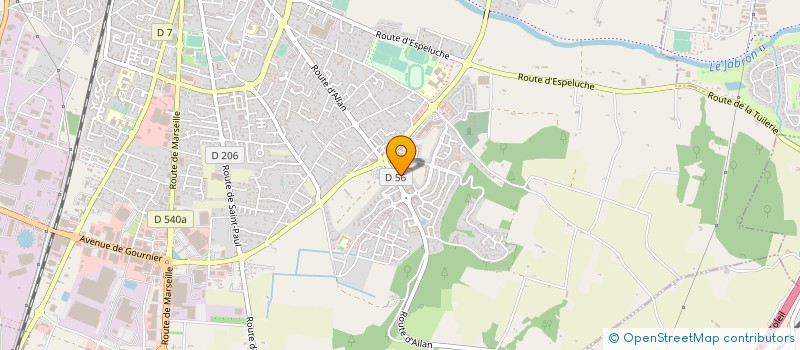 localisation de l'entreprise LG NUTRITION & COACHING à MONTELIMAR