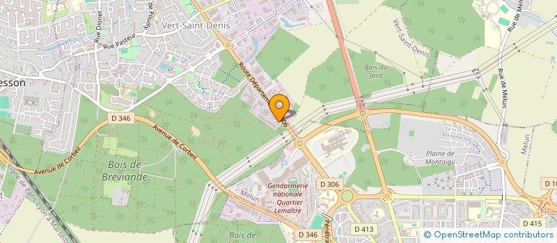 localisation de l'entreprise LG OPTIC  VERT-SAINT-DENIS