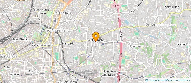 localisation de l'entreprise LG OPTIQUE à MARSEILLE