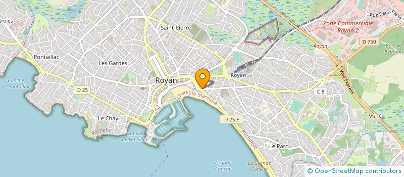 localisation de l'entreprise LG PARTICIPATIONS  ROYAN