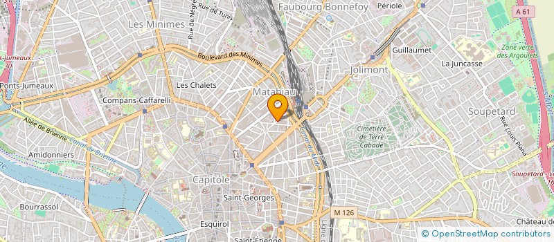 localisation de l'entreprise LG PATRIMOINE  TOULOUSE