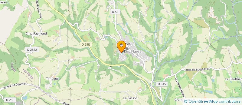 localisation de l'entreprise LG PAYSAGE  LES HAIES