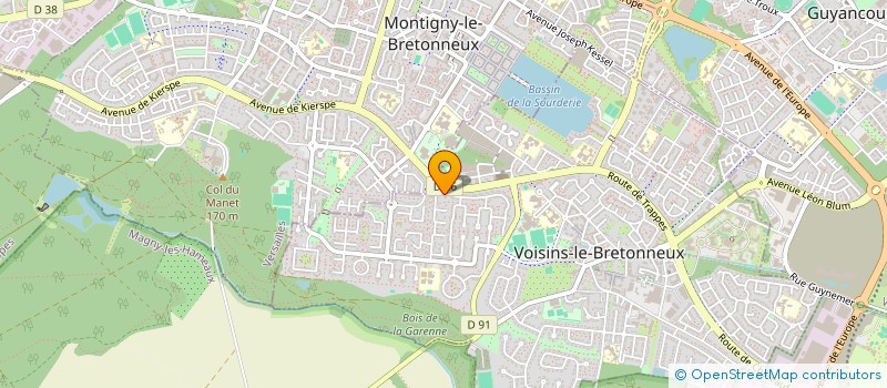 localisation de l'entreprise LG PHAN SCI  VOISINS-LE-BRETONNEUX