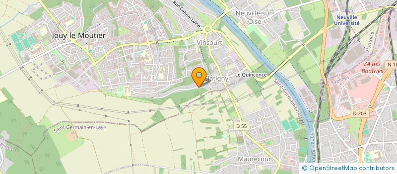 localisation de l'entreprise LG PISTES à JOUY-LE-MOUTIER