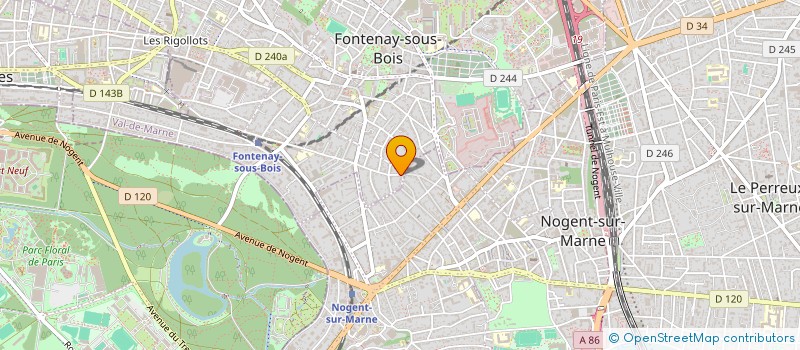 localisation de l'entreprise LG PLUS RENOV à FONTENAY-SOUS-BOIS
