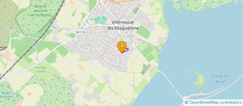 localisation de l'entreprise LG PRODUCTION  VILLENEUVE-LES-MAGUELONE