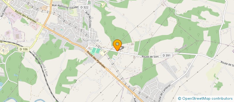 localisation de l'entreprise LG PROMOTION  NARROSSE