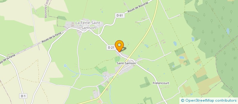 localisation de l'entreprise LG RENAUX  LA FERTE-SAINT-SAMSON