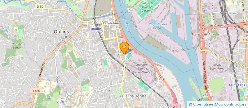 localisation de l'entreprise LG RESINE  OULLINS-PIERRE-BENITE