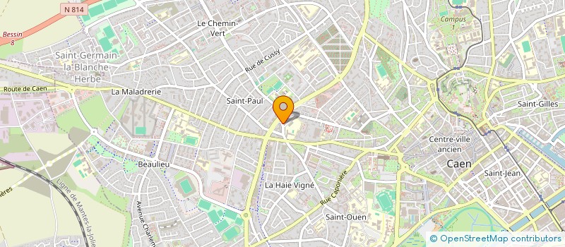 localisation de l'entreprise LG RESTAURATION à CAEN