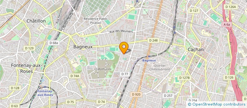 localisation de l'entreprise LG SERVICE à BAGNEUX