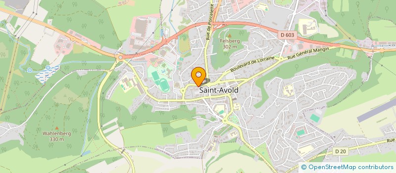 localisation de l'entreprise LG STUDIO  SAINT-AVOLD