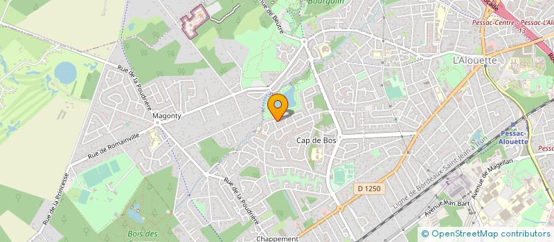 localisation de l'entreprise LG SWIM à PESSAC
