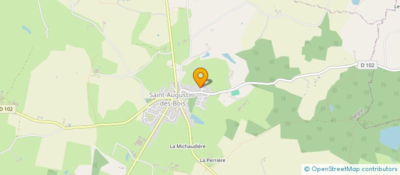 localisation de l'entreprise LG TAXI  SAINT-AUGUSTIN-DES-BOIS