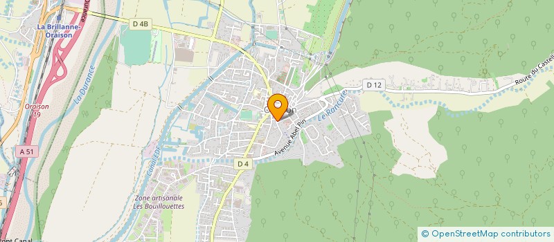localisation de l'entreprise LG TECH SAS à ORAISON
