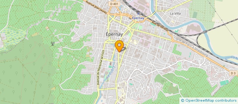 localisation de l'entreprise LG TOITURE à EPERNAY