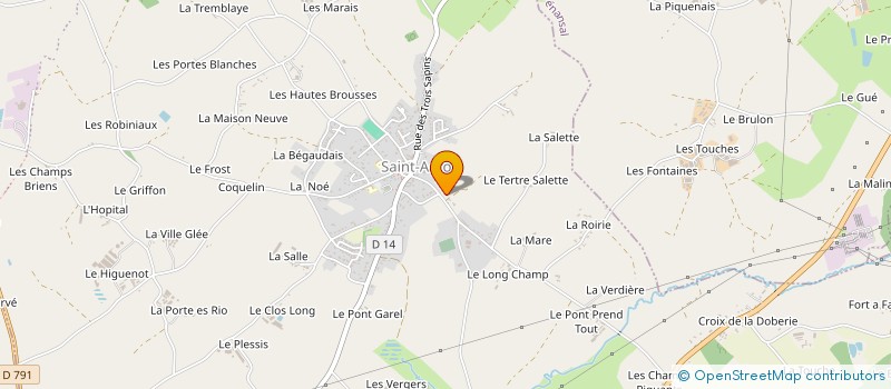 localisation de l'entreprise LG TRANSPORTS à LAMBALLE-ARMOR