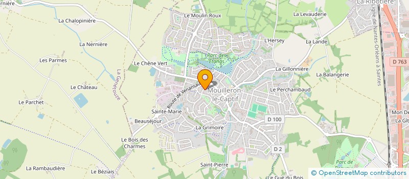 localisation de l'entreprise LG VENTURE  MOUILLERON-LE-CAPTIF