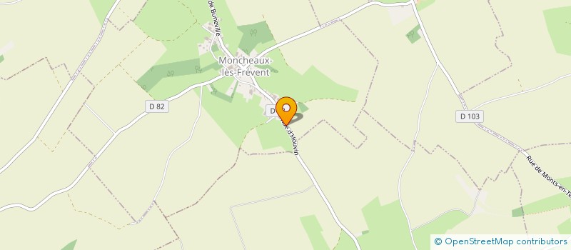 localisation de l'entreprise LG VOYAGES EVASION  MONCHEAUX-LES-FREVENT