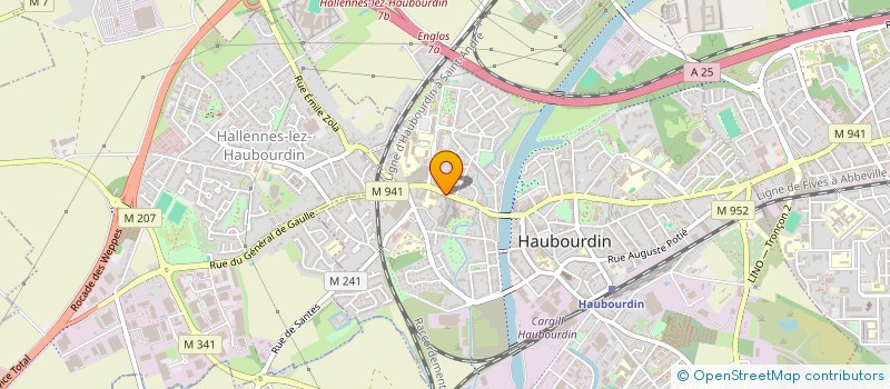 localisation de l'entreprise LG VTC  HAUBOURDIN